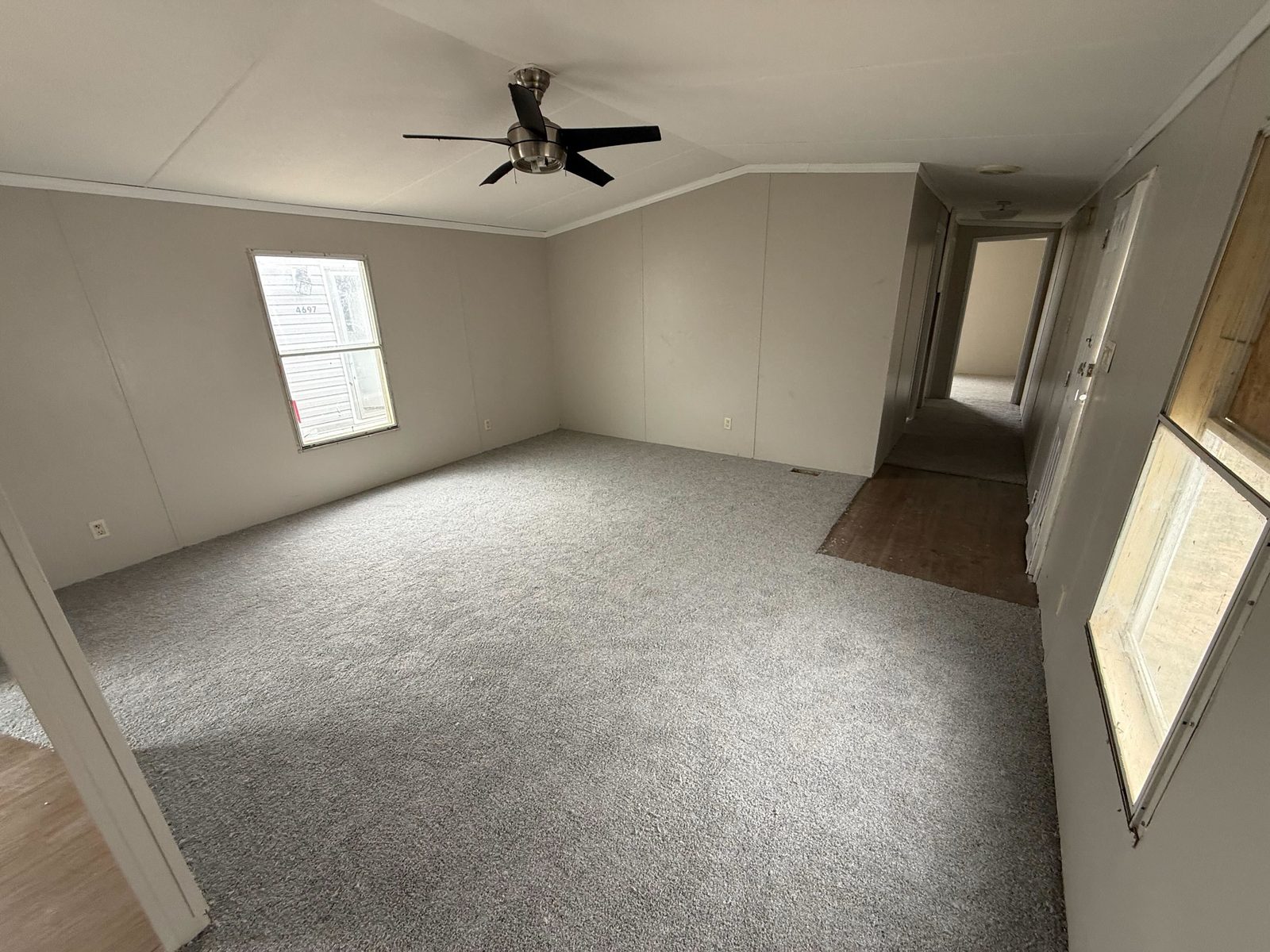 $29,900 move-in ready 3 bed 2 bath in Somerset, TX — bright interior with arched accent window