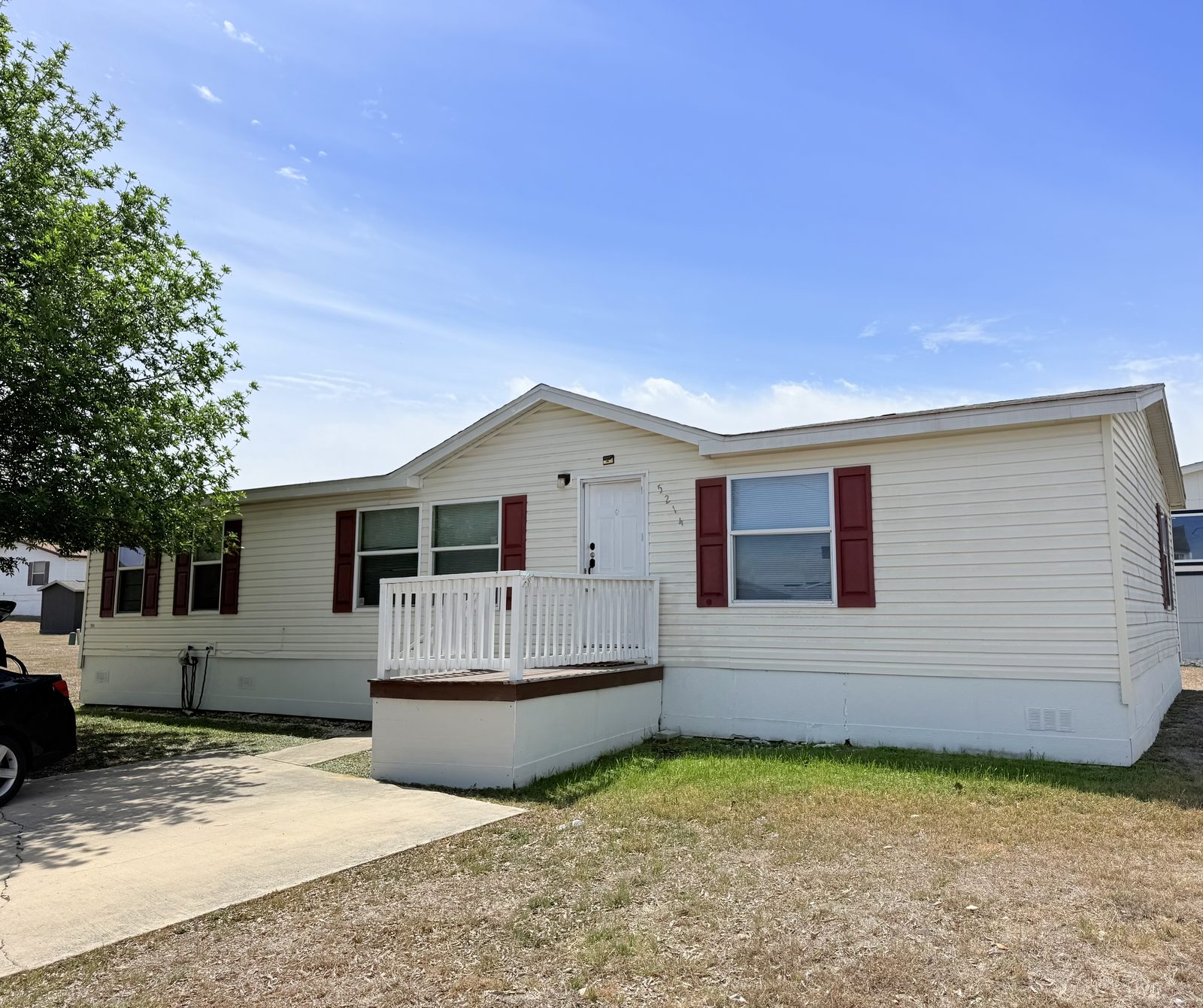 3 Bed / 2 Bath Double-Wide at Woodlake Trails, San Antonio TX — exterior
